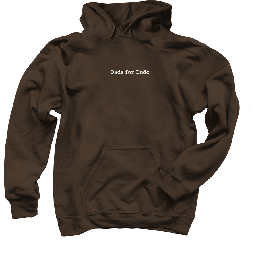 Dads for Endo hoodie in brown