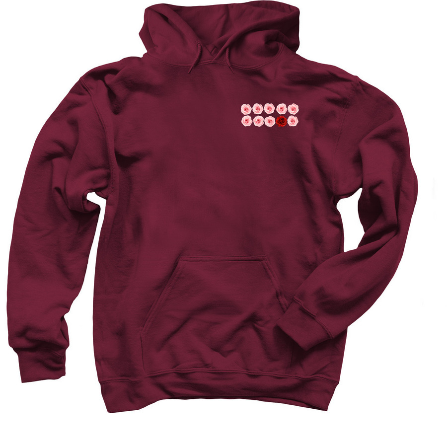 Bloom 1 in 10 hoodie in maroon
