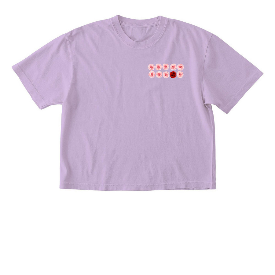 Bloom 1 in 10 boxy tee in lavender
