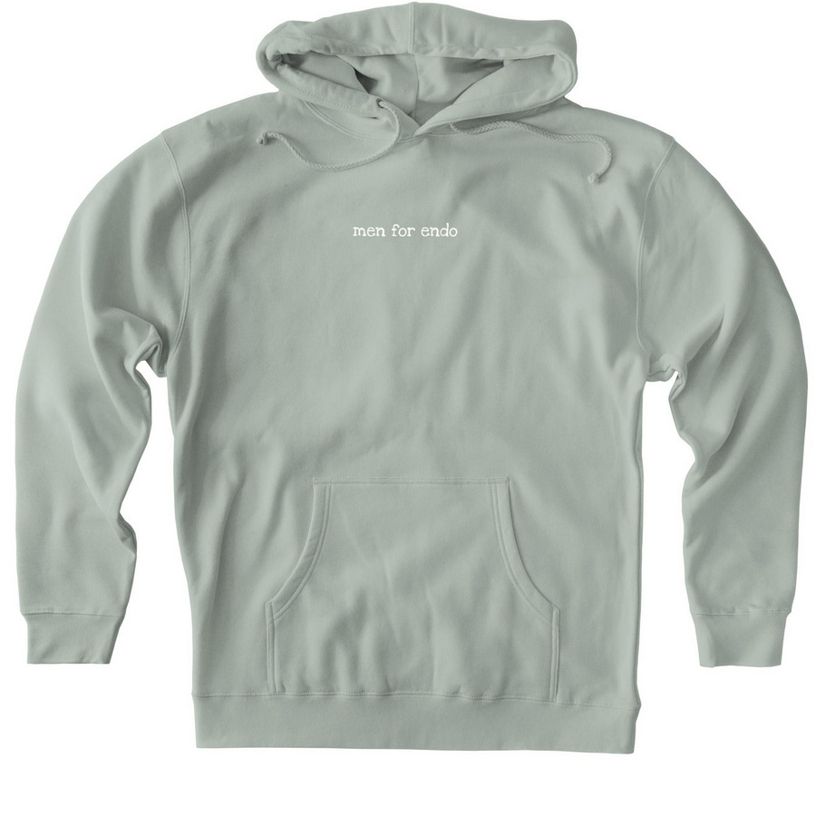 Men for Endo hoodie in sage
