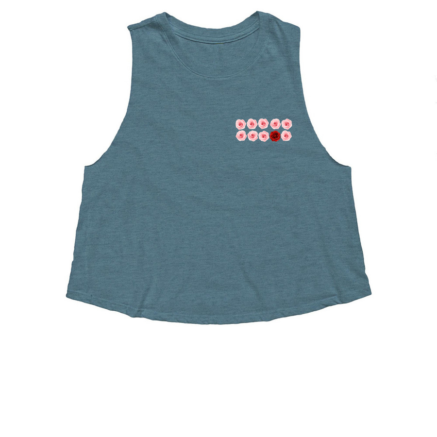 Bloom 1 in 10 muscle tank in teal