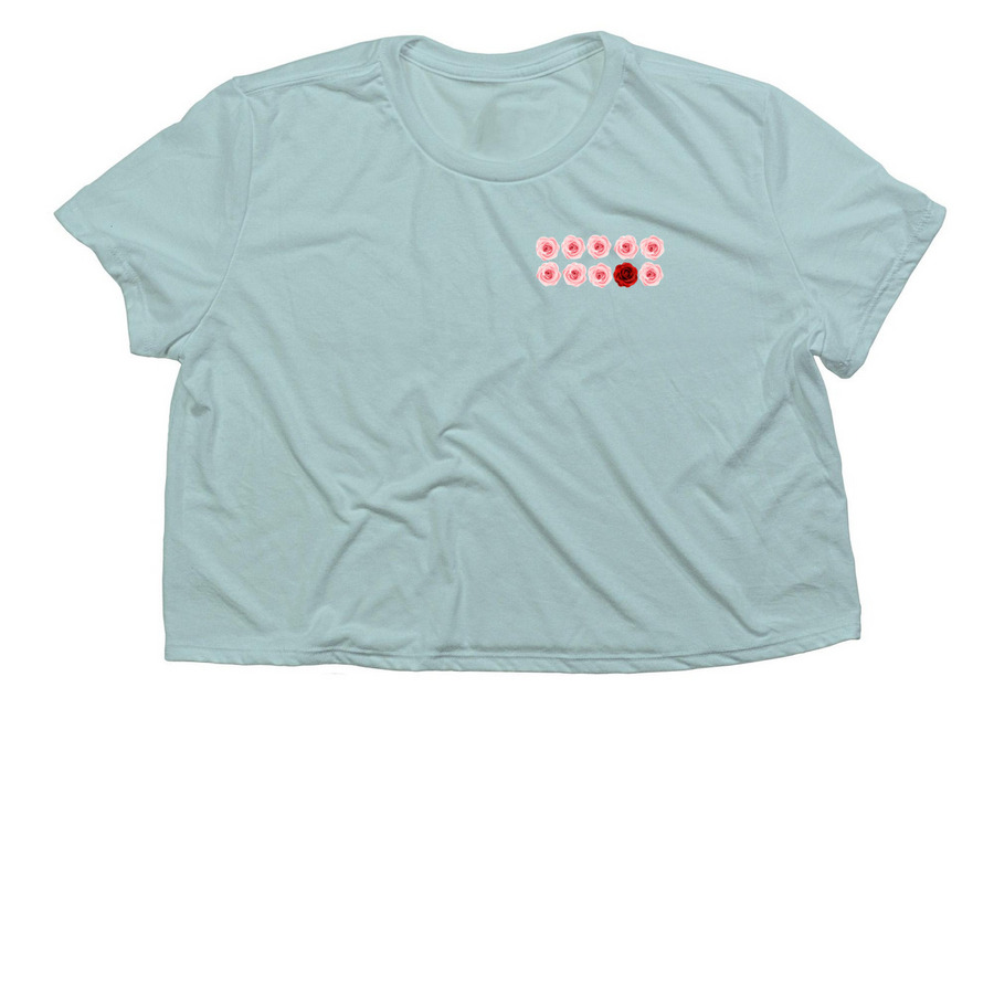 Bloom 1 in 10 cropped tee in mint