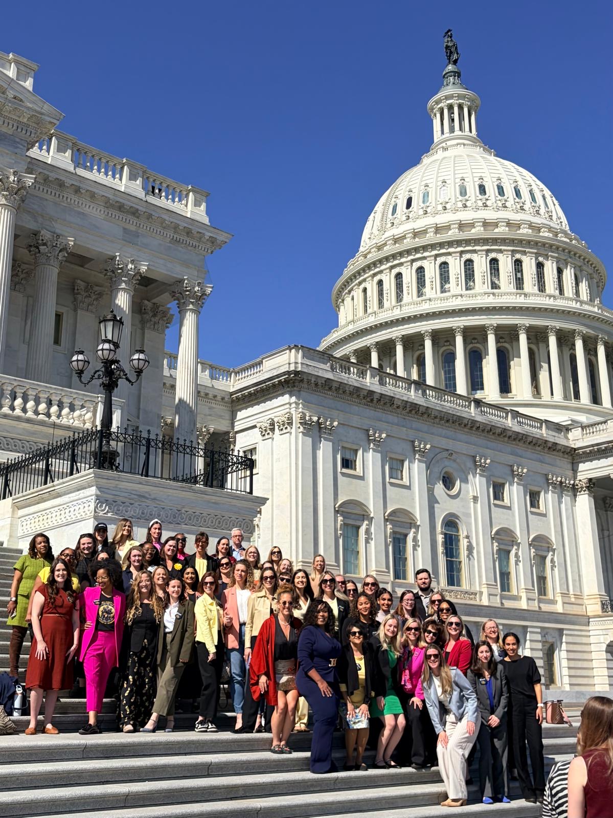 Endo Excision for All team at the U.S. Capitol for The First Ever Endometriosis and Adenomyosis Capitol Hill Day